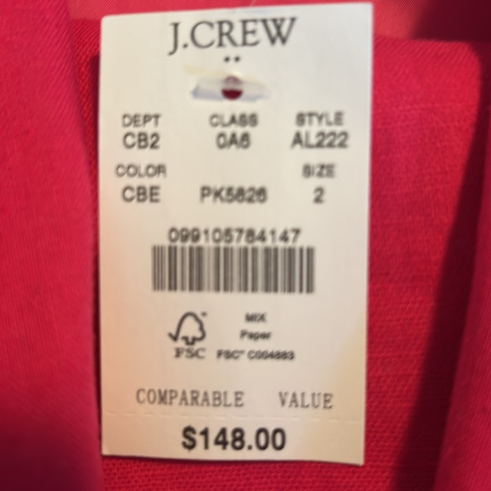 Jcrew Factory Linen Blazer - Picture 5 of 6